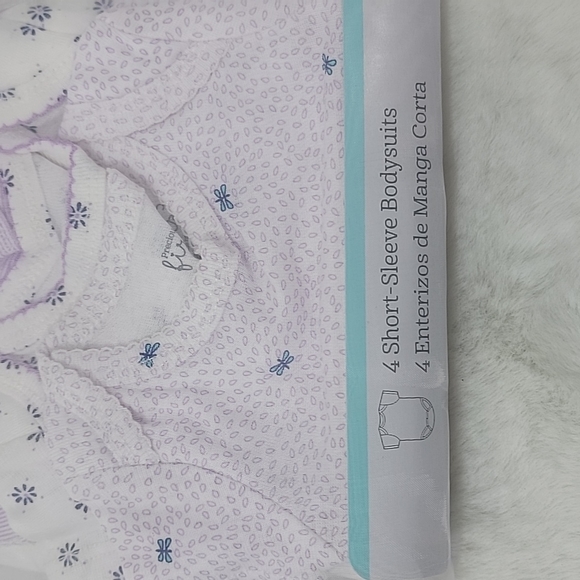Carter's Precious First Moments Lavender Purple BodySuits and Pants Newborn - Picture 2 of 7